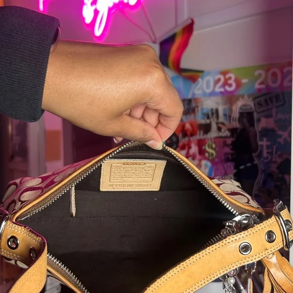 Coach Y2K Vintage Hamptons Demi East West Bauguette - Picture 10 of 11